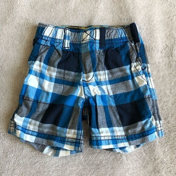 Carter’s Pull On Plaid Shorts - Picture 2 of 4